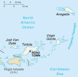 British Virgin Islands Map